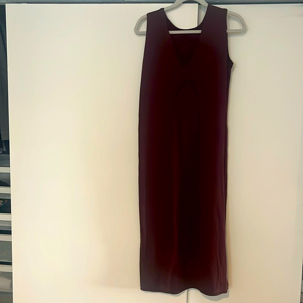 Elizabeth Suzann x Alabama Chanin Burgundy Dress RARE